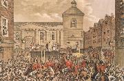 Thomas Street,Dubli the Scene of Rober Emmet-s execution in 1803